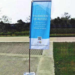 FlyBanner Recto Simple Faz (Altura 240 cm)