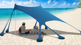 Carpa de Playa Portátil 3x3m con Protección Solar UPF 50+ | Refugio Ligero y Familiar