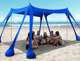 Carpa de Playa Portátil 3x3m con Protección Solar UPF 50+ | Refugio Ligero y Familiar